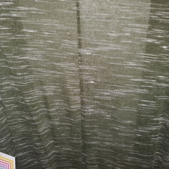 Lularoe Joy Duster Vest Army Green New M - Picture 7 of 7